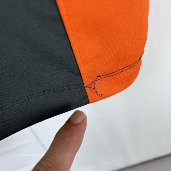 Oklahoma State Cowboys Nike Dri-Fit Polo Gray Orange Mens Large Logo‎ OSU - Picture 7 of 13